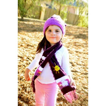 CHILDRENS - Alpaca Knitted Scarf only $20.00