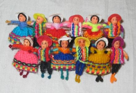 HAIRCLIPS - Minature Peruvian Dolls only $6.00