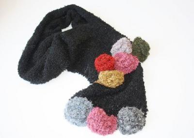 SCARF - Hand Knitted (Roses) only $90.00